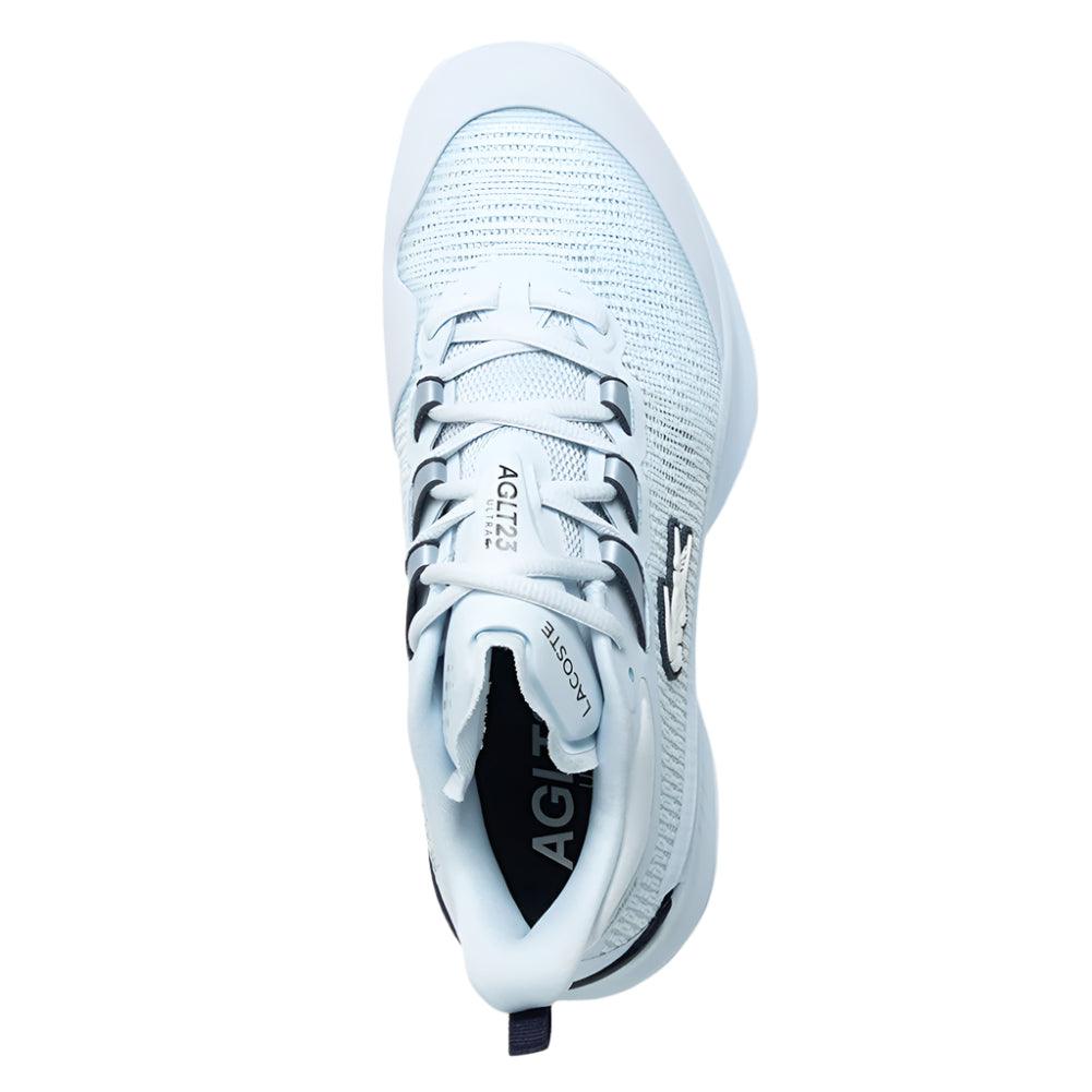 Women`s AG-LT25 Ultra Tennis Shoes Light Blue and Blue Shoes LACOSTE