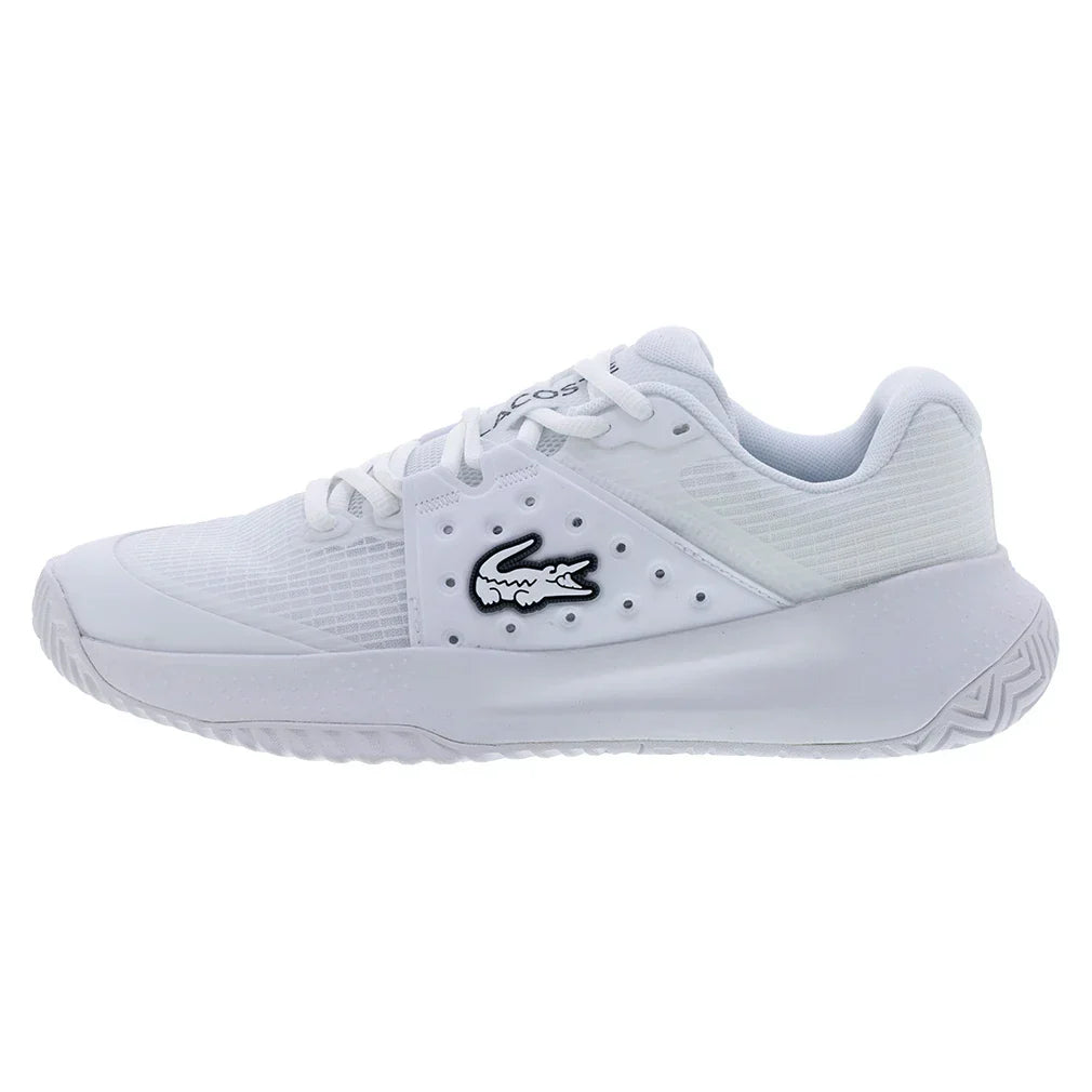 Women`s Power Serve Tennis Shoes White LACOSTE
