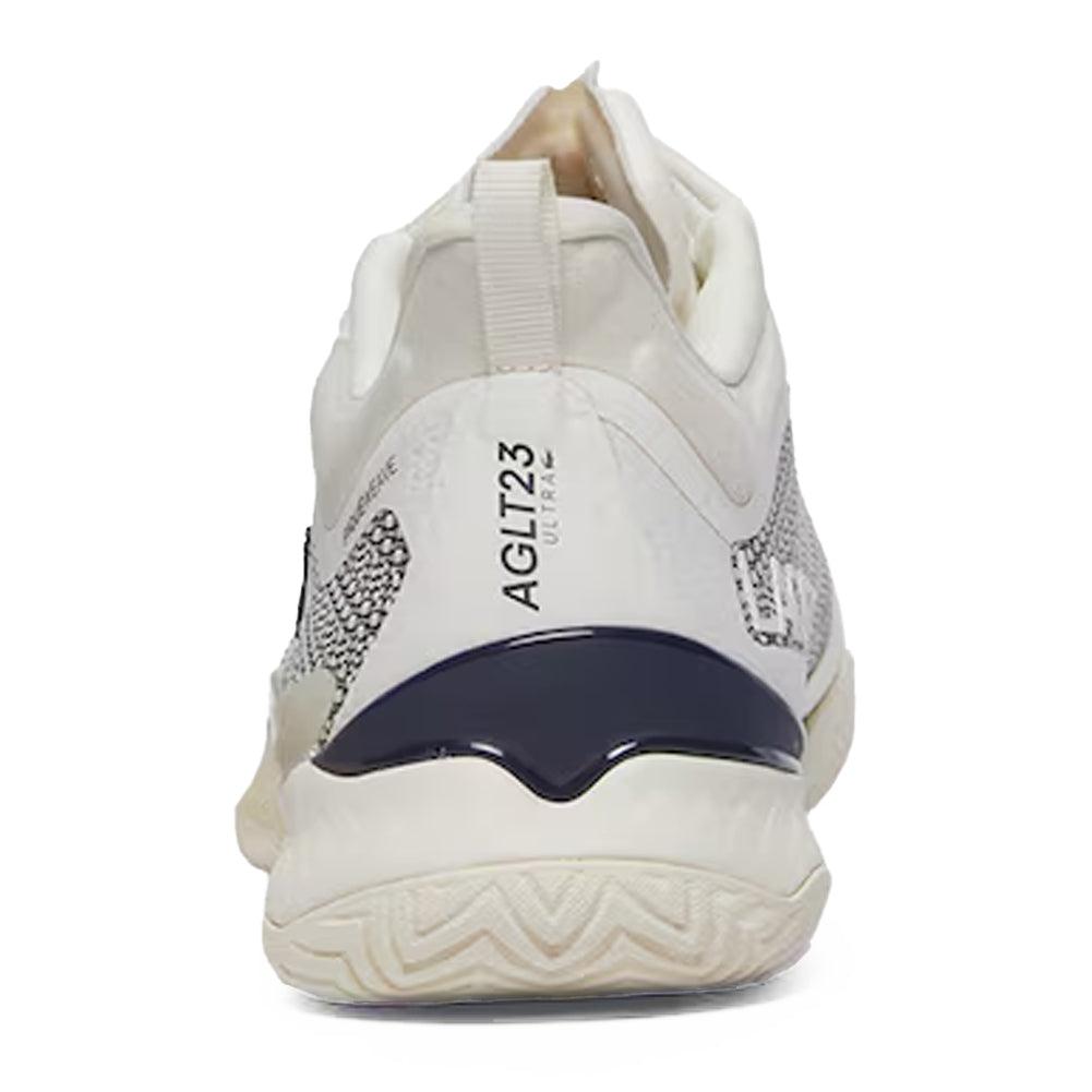 Men`s AG-LT23 Ultra Tennis Shoes Off White and Navy LACOSTE