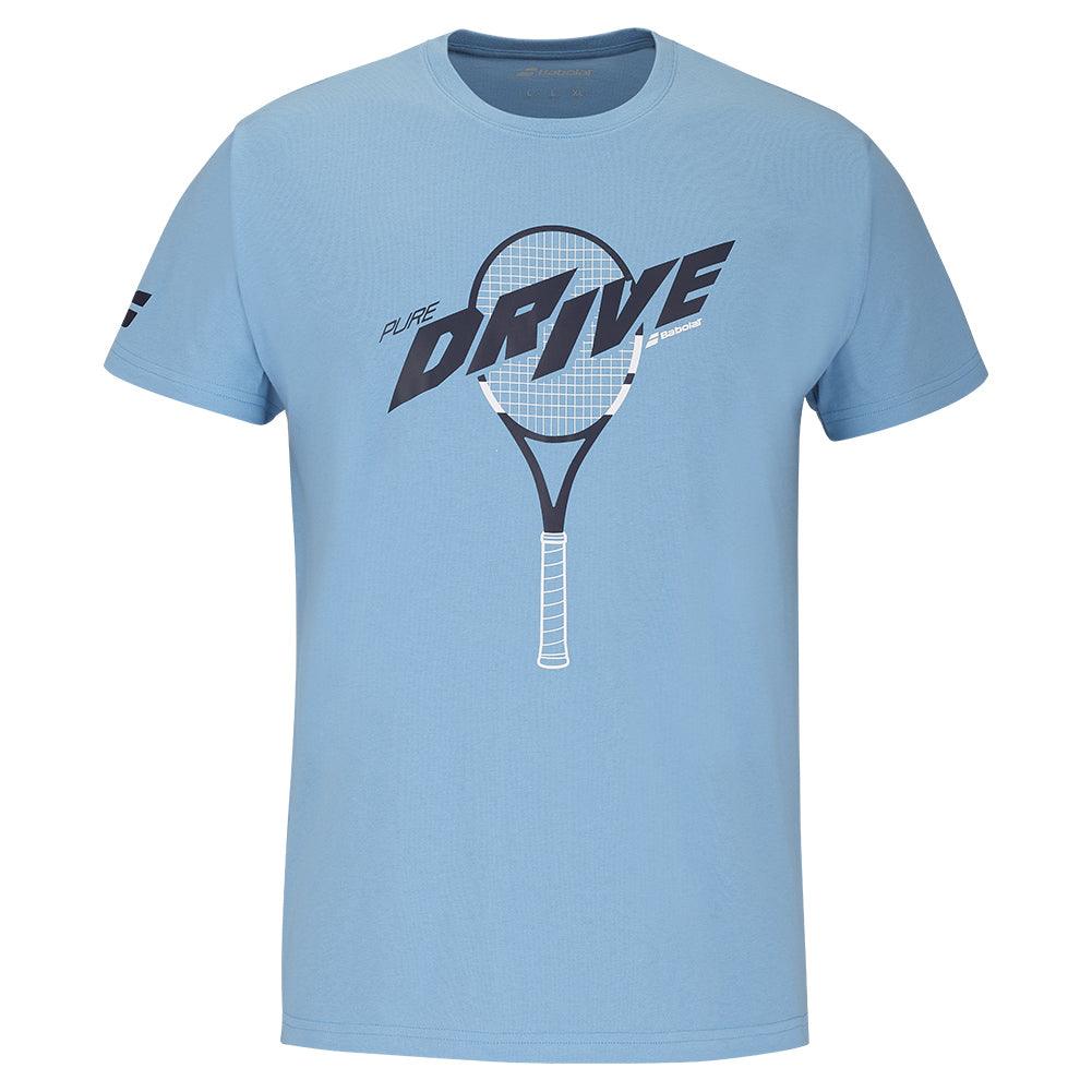 Unisex Drive Cotton Tennis Tee Heritage Blue BABOLAT S Blue