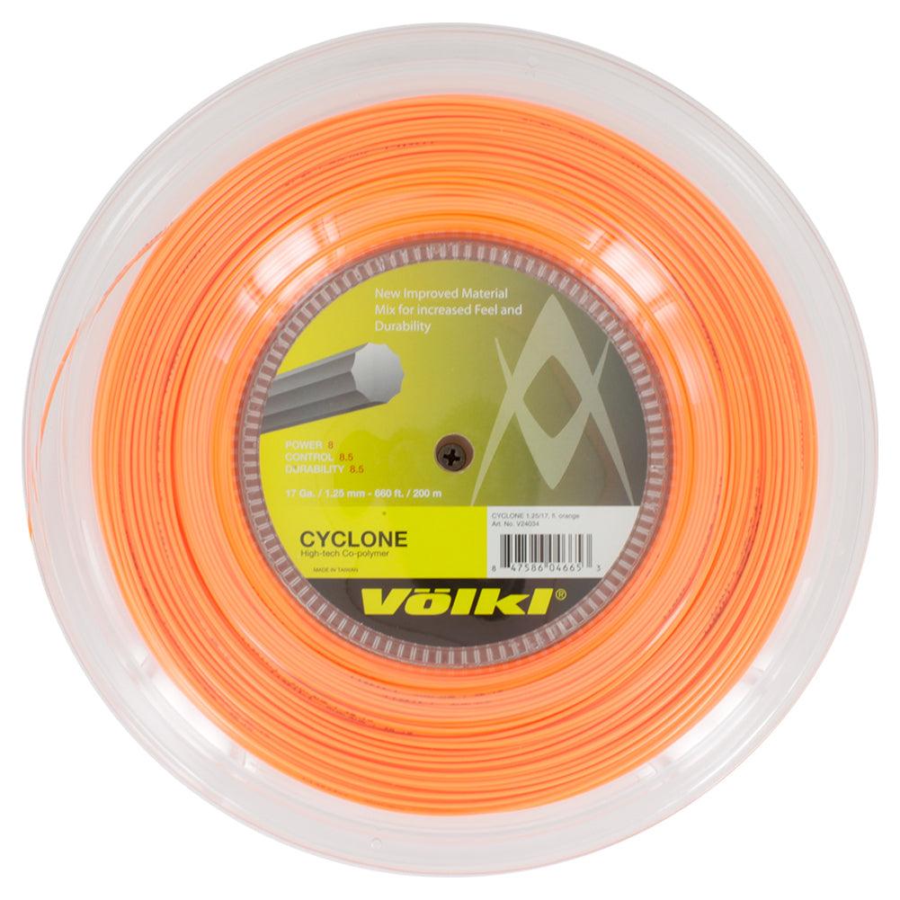 Cyclone 17G Tennis String Reel Fluo Orange Strings VOLKL Orange