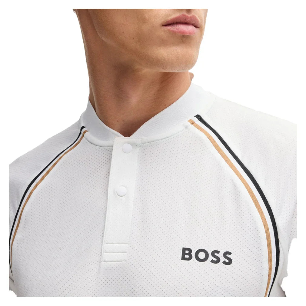 Men`s Pariq TOC Mesh Tennis Polo HUGO BOSS