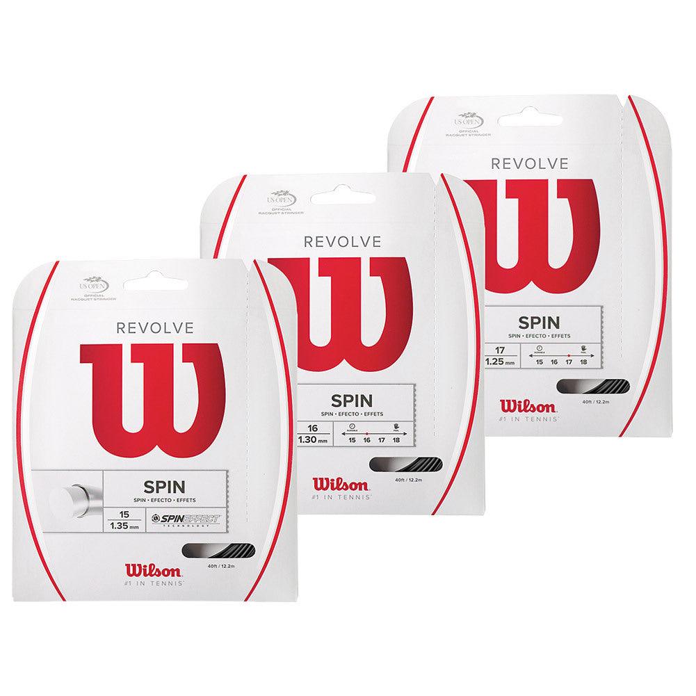 Revolve Tennis String Strings WILSON Black 15