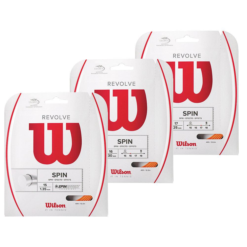 Revolve Tennis String Strings WILSON Orange 15
