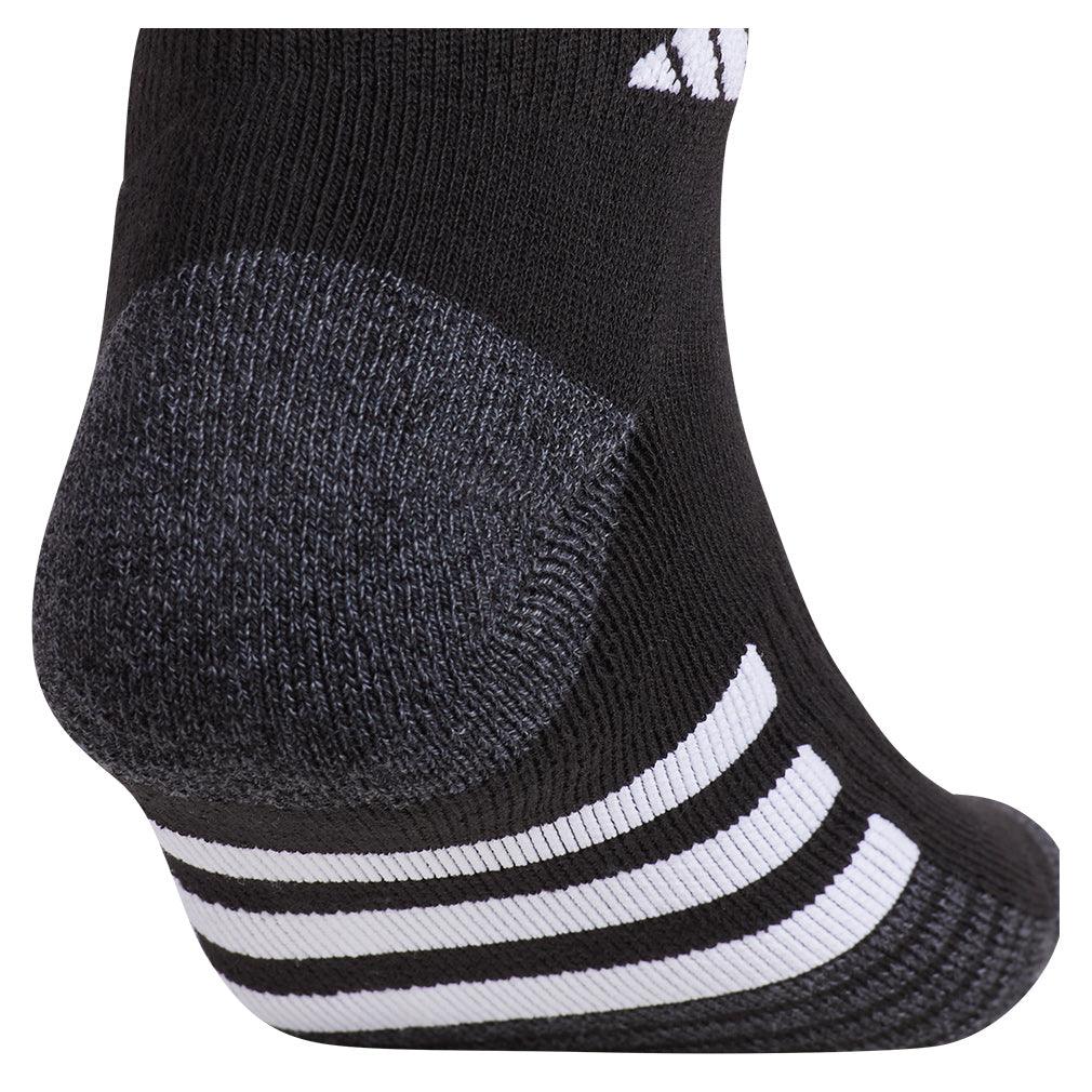 Men`s Cushioned 3.0 3 Pack Low Cut Tennis Socks Black and White SOCKS ADIDAS