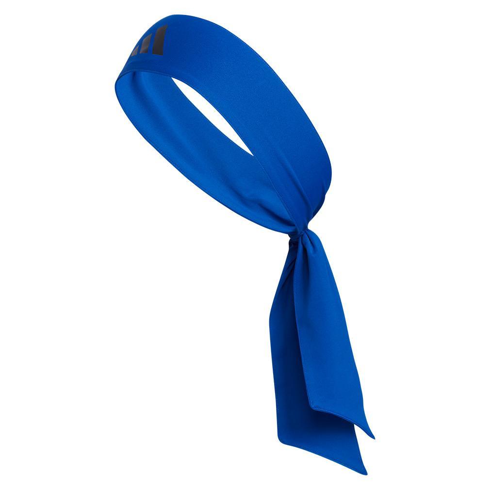 Alphaskin Tie 2 Headband Collegiate Royal Blue and Black Womens Apparel ADIDAS