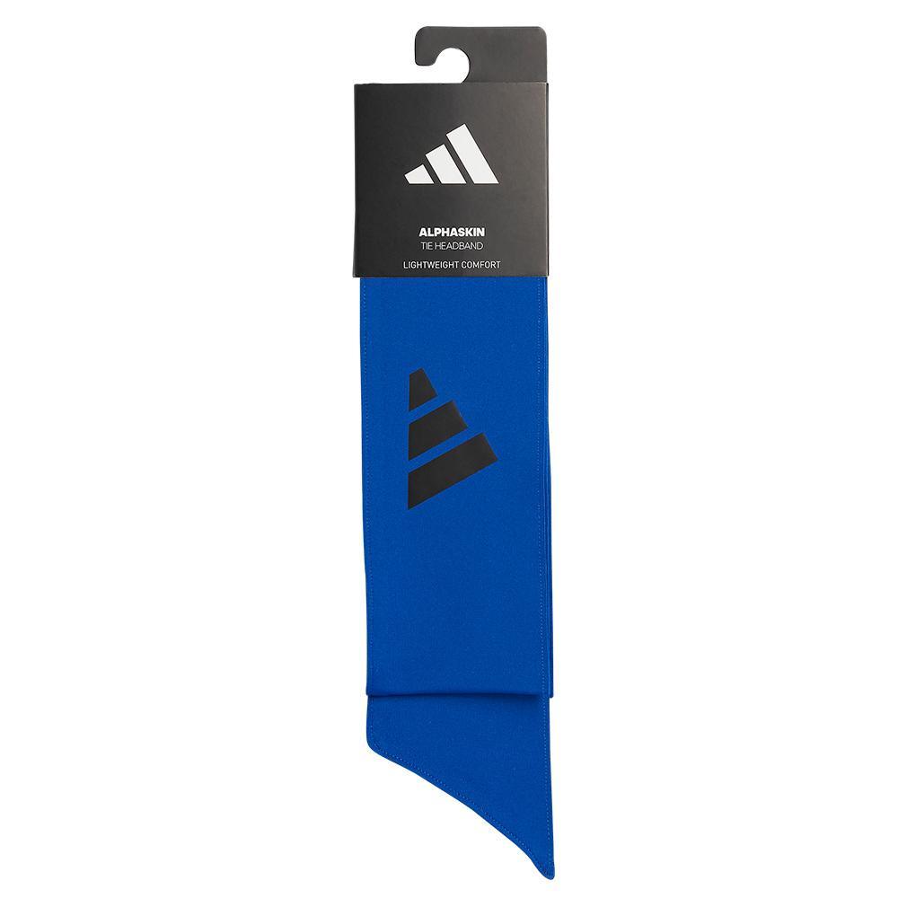 Alphaskin Tie 2 Headband Collegiate Royal Blue and Black Womens Apparel ADIDAS