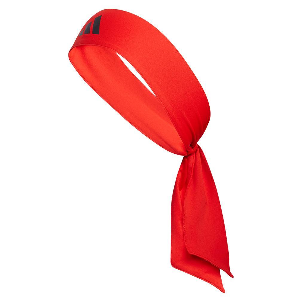 Alphaskin Tie 2 Headband Red and Black Womens Apparel ADIDAS