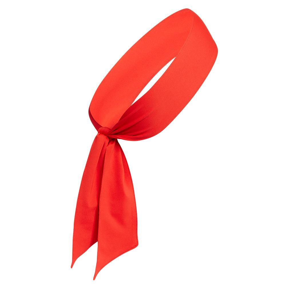 Alphaskin Tie 2 Headband Red and Black Womens Apparel ADIDAS