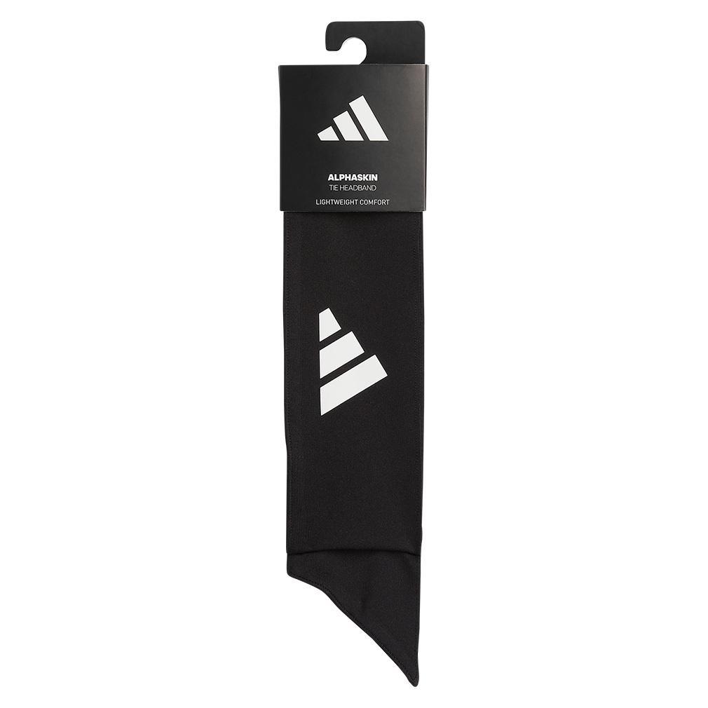 Alphaskin Tie 2 Headband Black and White Womens Apparel ADIDAS