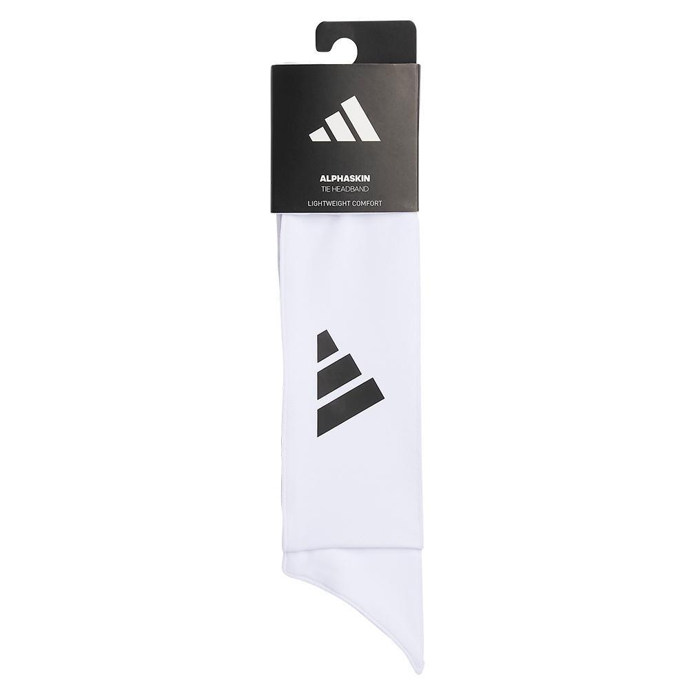 Alphaskin Tie 2 Headband White and Black Womens Apparel ADIDAS