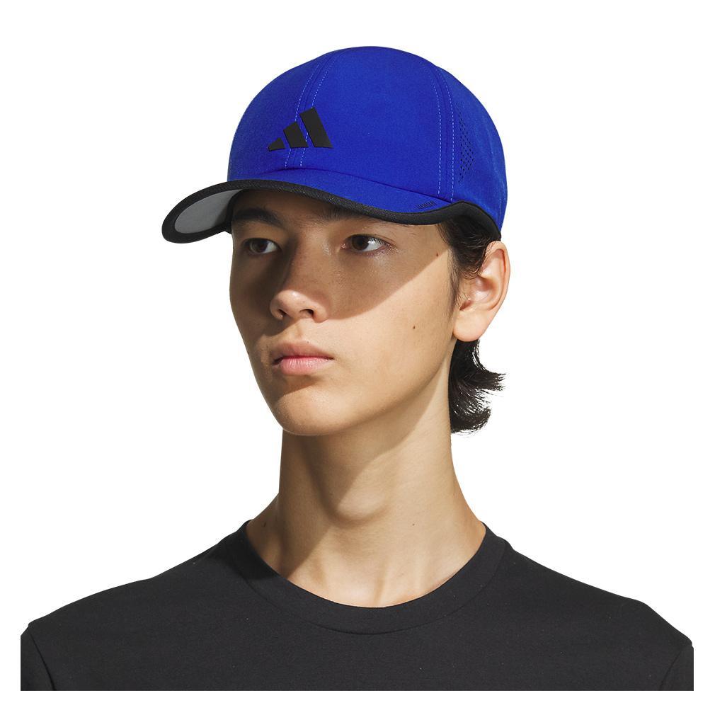 Men’s Superlite 3 Hat Semi Lucid Blue and Black Mens Apparel ADIDAS
