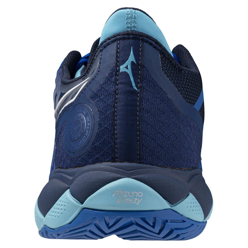 Mens Wave Enforce Tour AC Tennis Shoes Mugen Blue and White TOURNAMENT GEAR MIZUNO