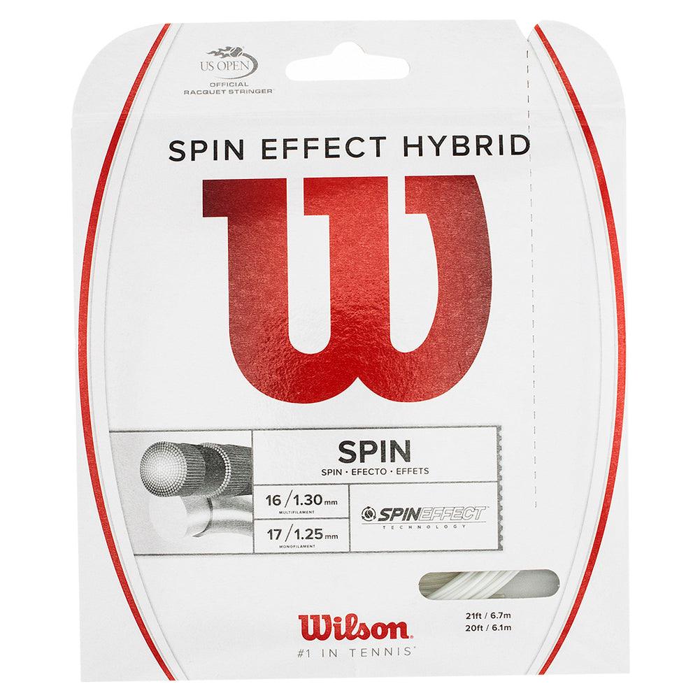 Spin Effect Hybrid Tennis String Strings WILSON White