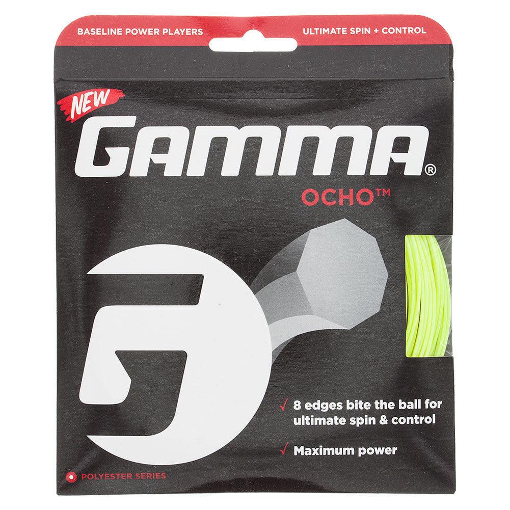 Ocho Tennis String STRINGS GAMMA Yellow 16