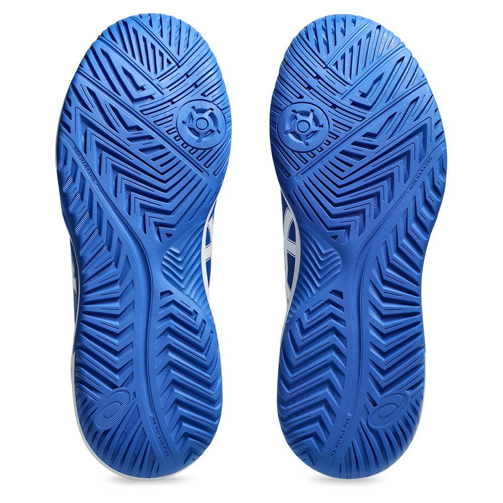 Men`s GEL-Dedicate 8 Pickleball Shoes Illusion Blue and White ASICS