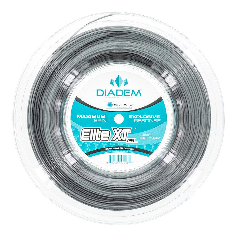 Elite XT Tennis String Reel Black Strings DIADEM 16