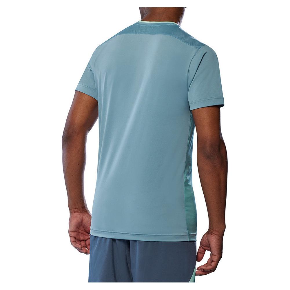 Men`s Shadow Graphic Tennis Tee Citadel MIZUNO