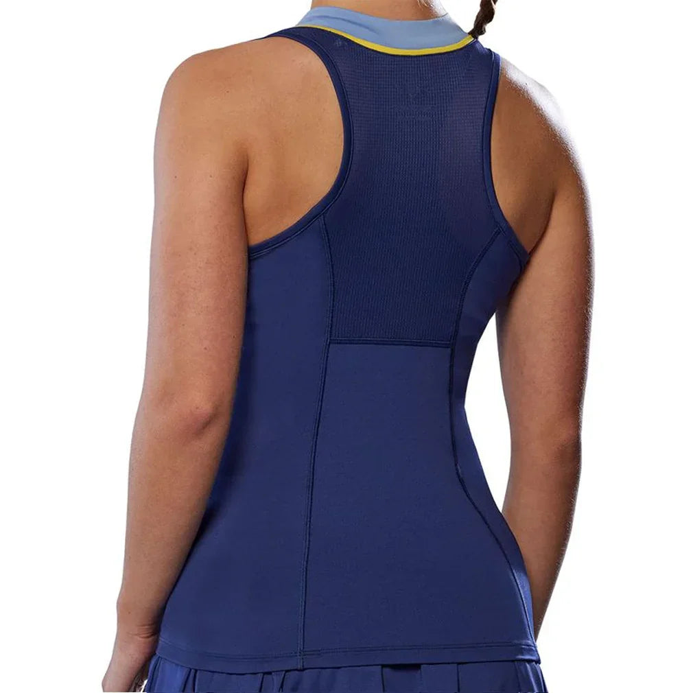 Women`s Printed Tennis Tank Bellwether Blue MIZUNO