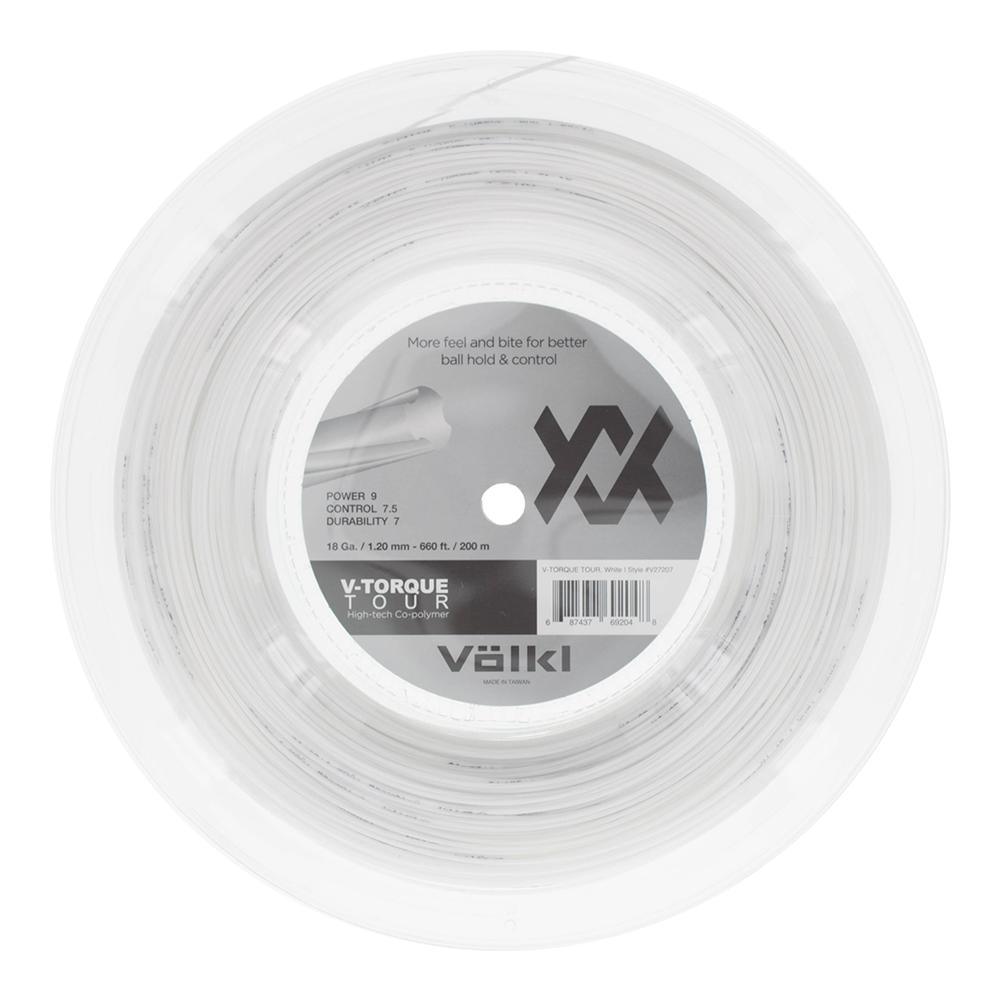 V-Torque Tour Tennis String Reel White Strings VOLKL 16