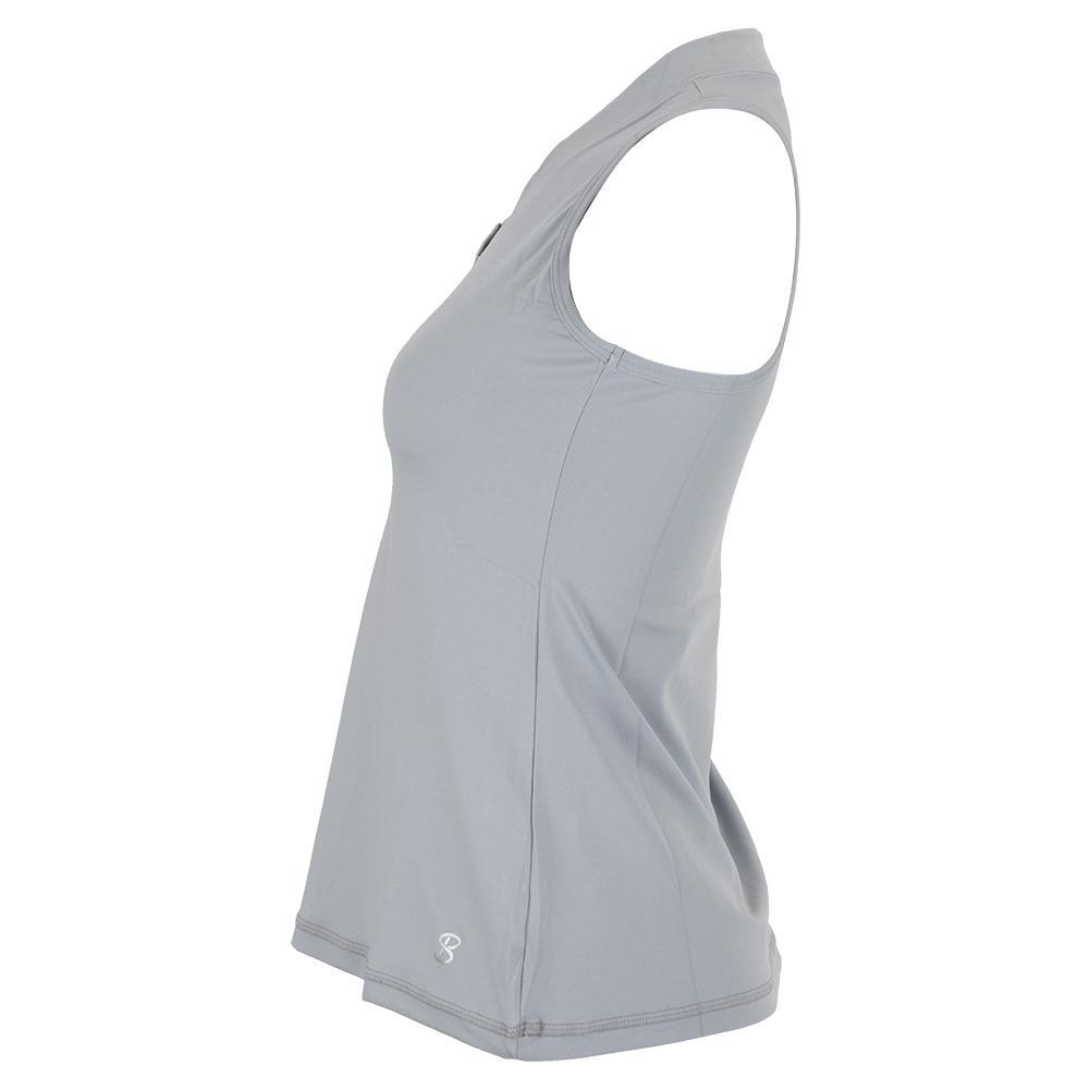 Women's UV Racerback Tennis Tank Stone Womens Apparel SOFIBELLA