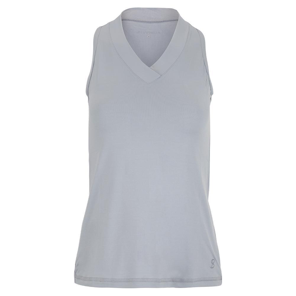 Women's UV Racerback Tennis Tank Stone Womens Apparel SOFIBELLA