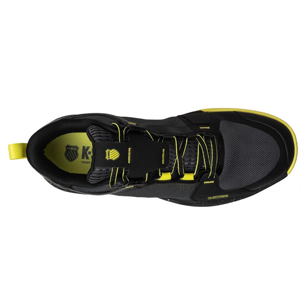 Men`s Ultrashot Team Tennis Shoes Black Dark Shadow TOP TENNIS SHOES K-SWISS