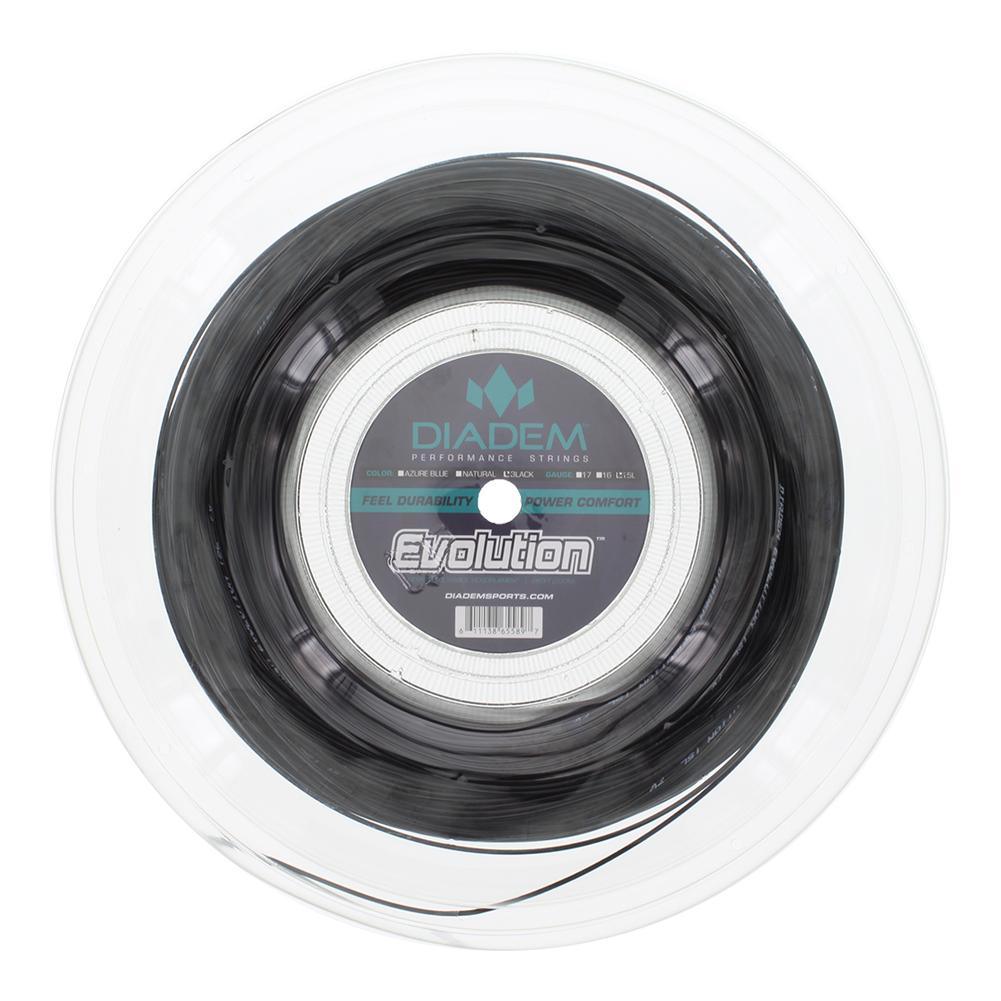 Evolution Tennis String Reel Strings DIADEM Black 17