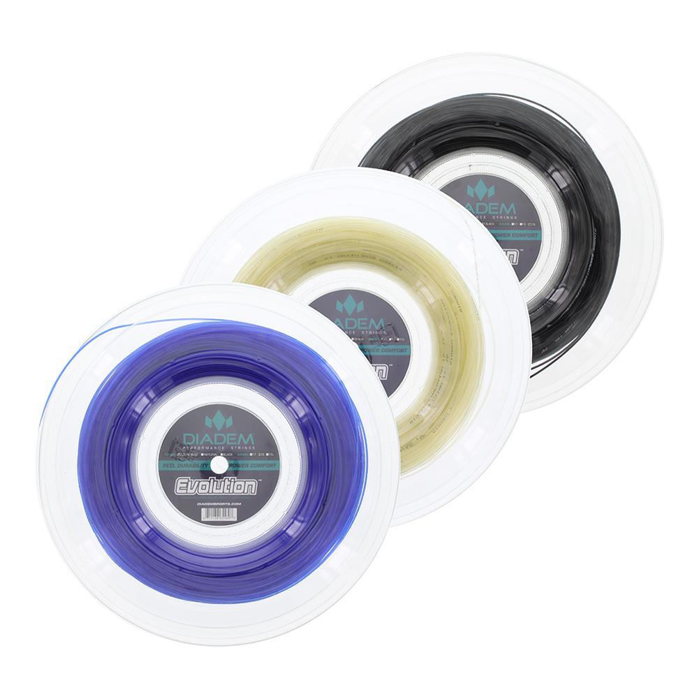 Evolution Tennis String Reel Strings DIADEM Black 15L