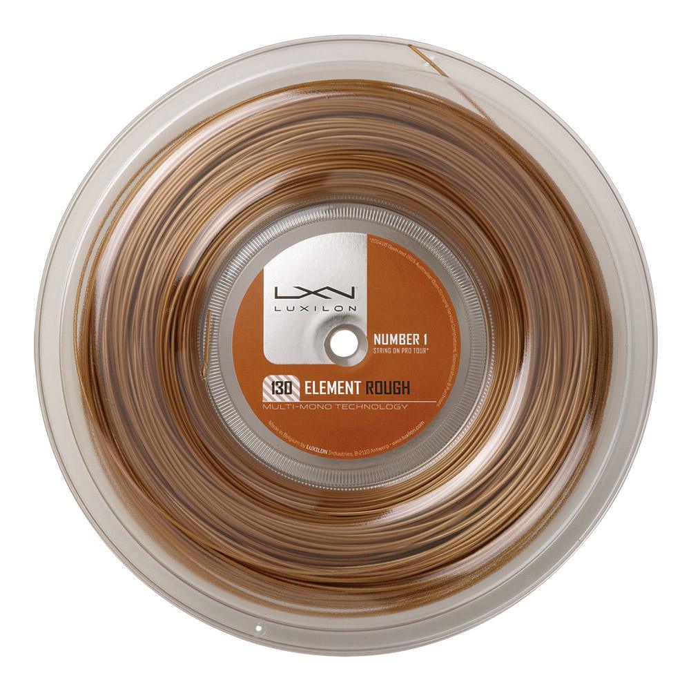 Element Rough 1.30/16G Tennis String Reel Bronze Strings LUXILON Brown