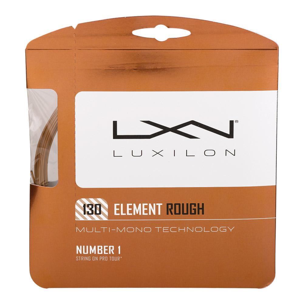 Element Rough 1.30/16G Tennis String Bronze Strings LUXILON Brown