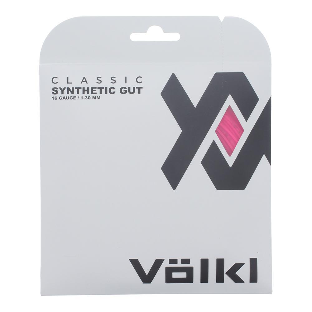 Classic Synthetic Gut Tennis String Strings VOLKL Pink 16