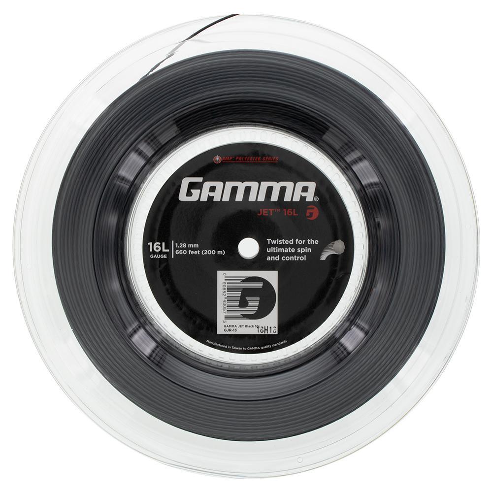 Jet Tennis String Reel Strings GAMMA Black 18