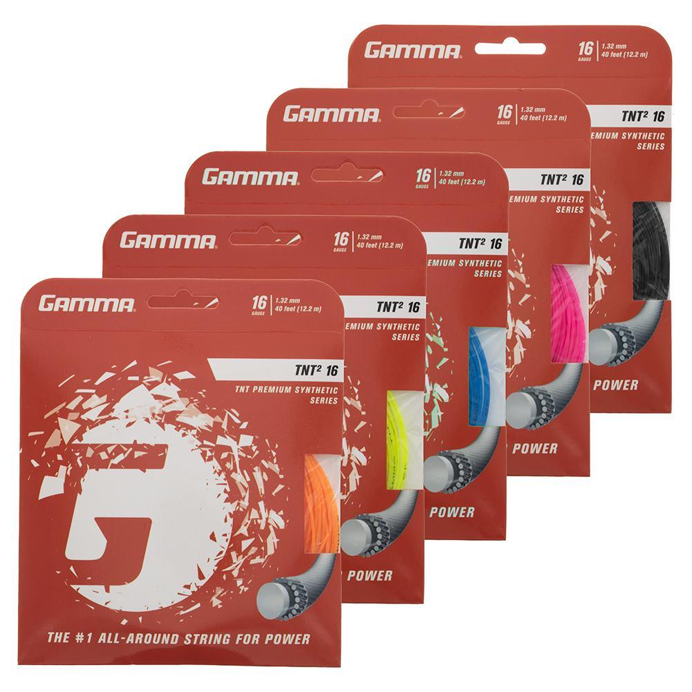TNT2 16G Tennis String Strings GAMMA Black