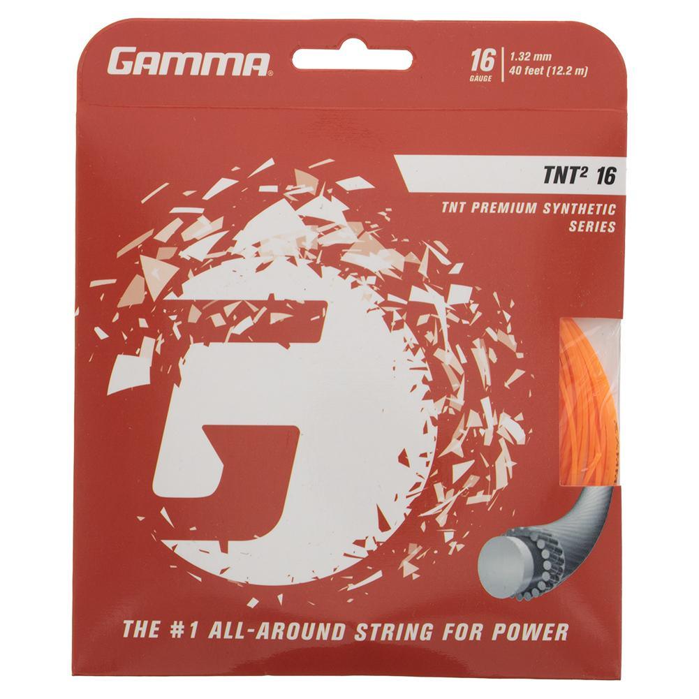 TNT2 16G Tennis String Strings GAMMA Orange