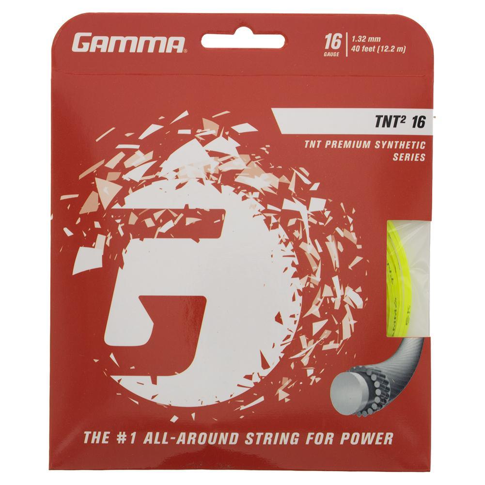 TNT2 16G Tennis String Strings GAMMA Yellow