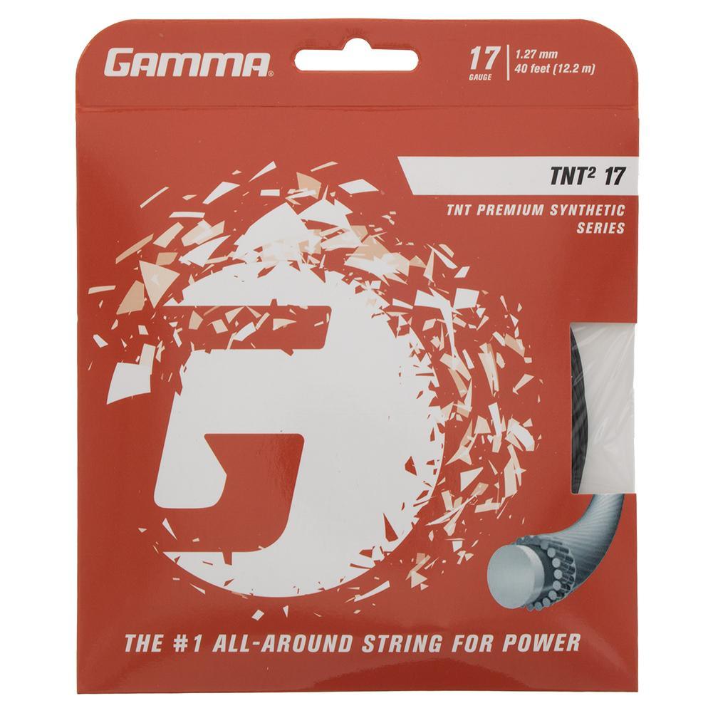 TNT2 17G Tennis String Strings GAMMA Black