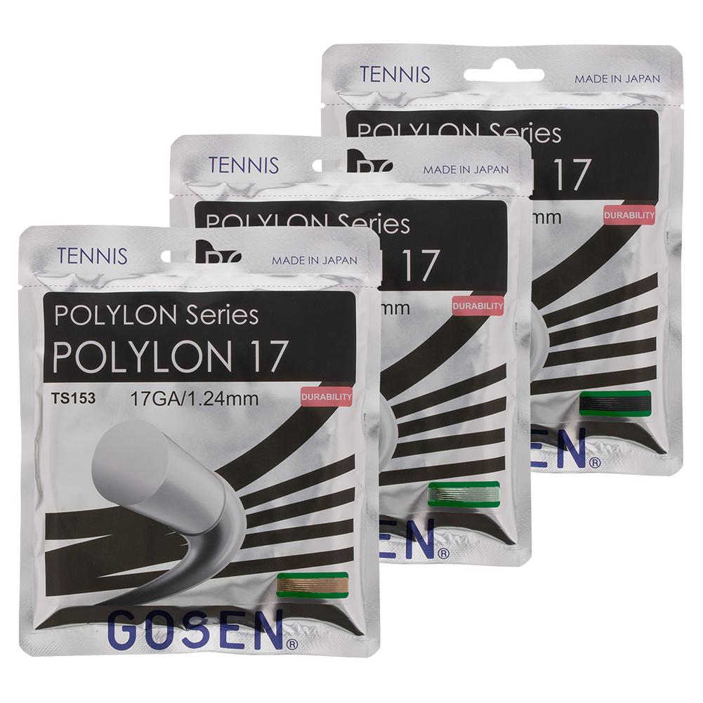 Polylon 17G Tennis String Strings GOSEN NATURAL