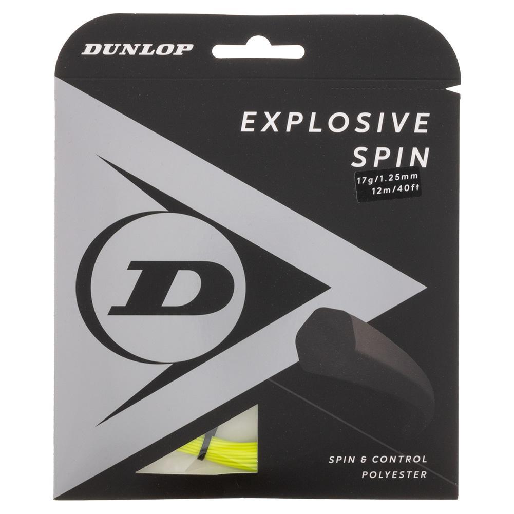 Explosive Spin Yellow 17G Tennis String Strings DUNLOP Yellow