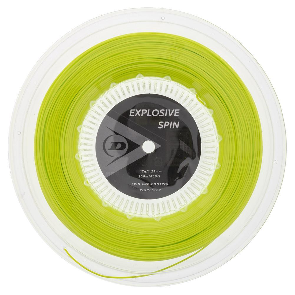Explosive Spin Yellow 17G Tennis String Reel Strings DUNLOP Yellow