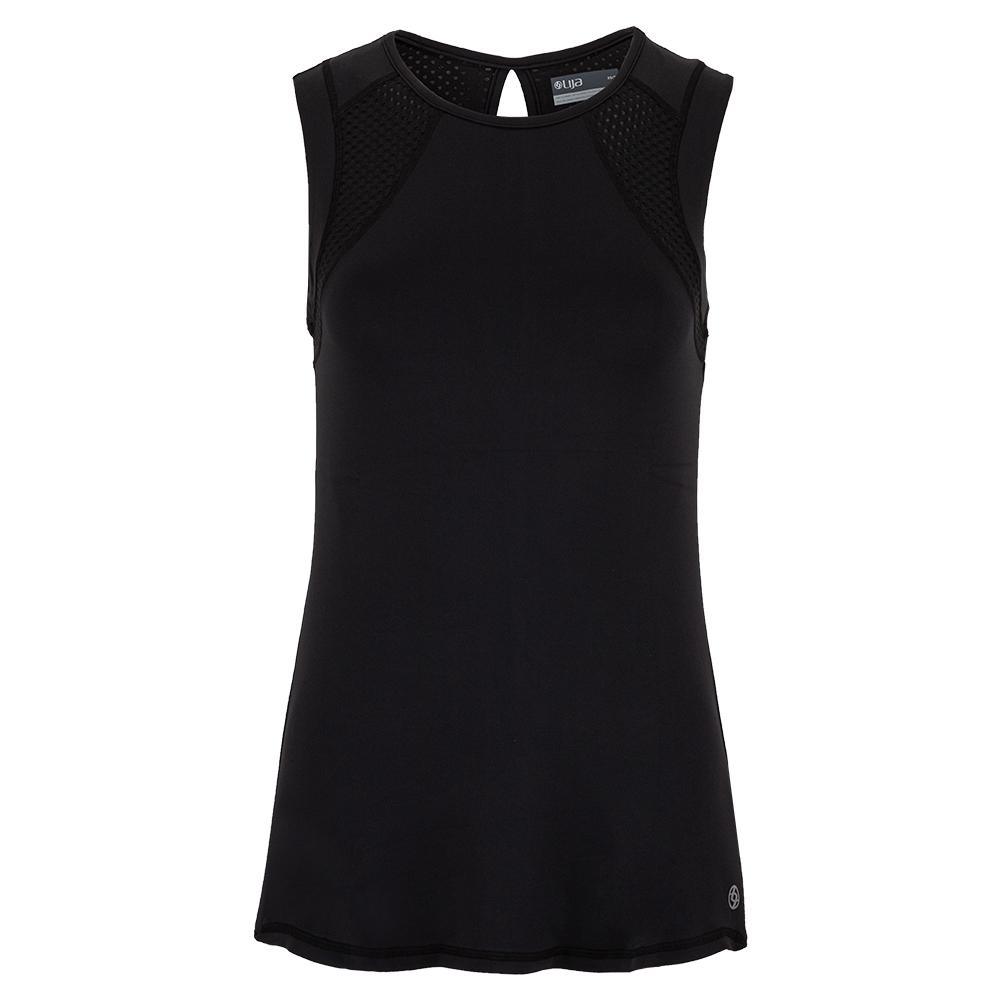 Women`s Power Tennis Tank WOMENS APPAREL LIJA Black XS
