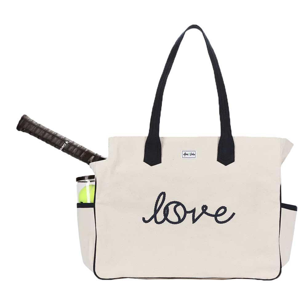 Women`s Love All Court Tennis Bag Holiday Gifts AME AND LULU Stitched ONE_SIZE