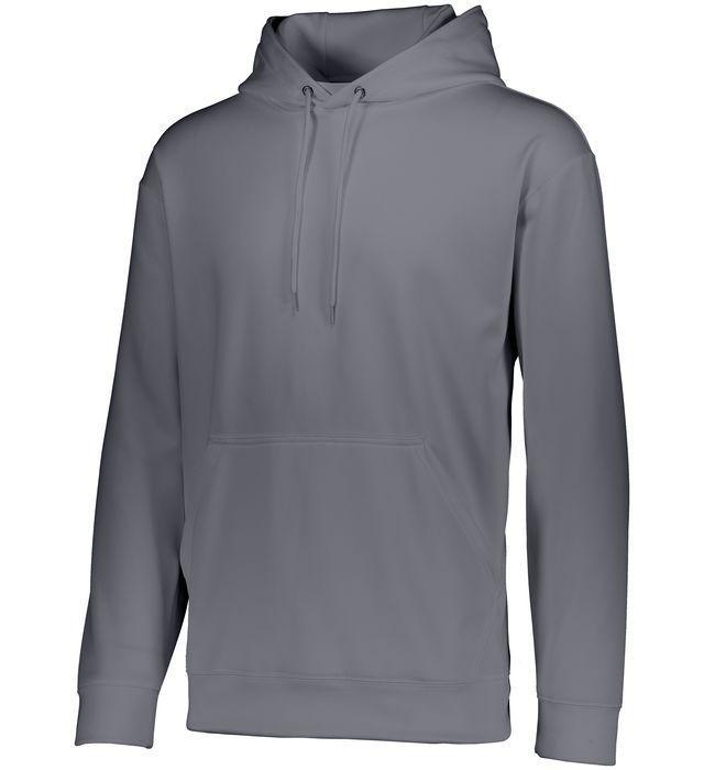Youth Wicking Fleece Hoodie Junior Team Gear AUGUSTA 059_GRAPHITE S