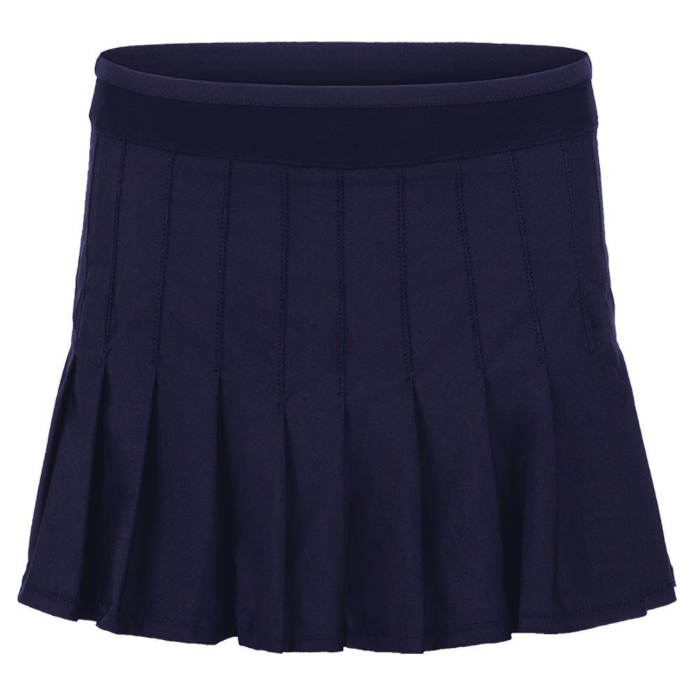 Women`s Long Retro Pleated Tennis Skort WOMENS APPAREL LUCKY IN LOVE Black XL