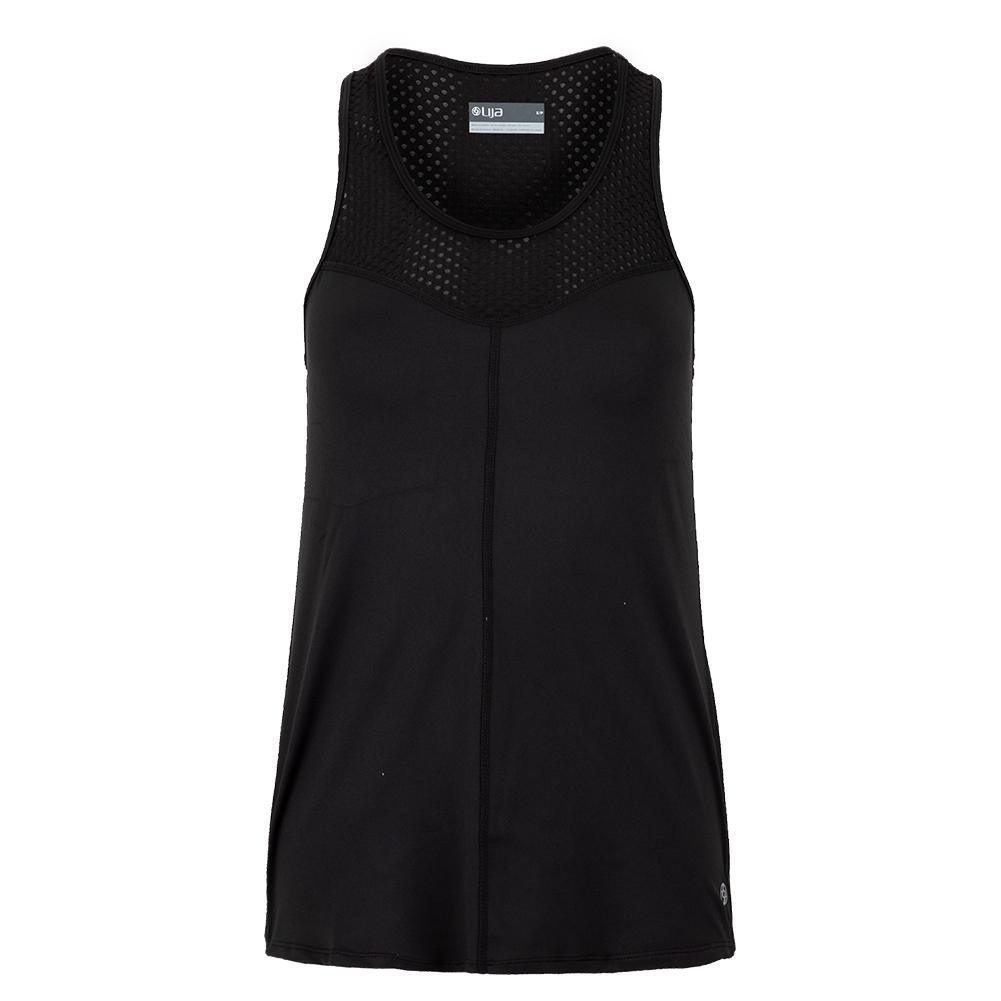 Women's Force Tennis Tank Womens Apparel LIJA Black XS