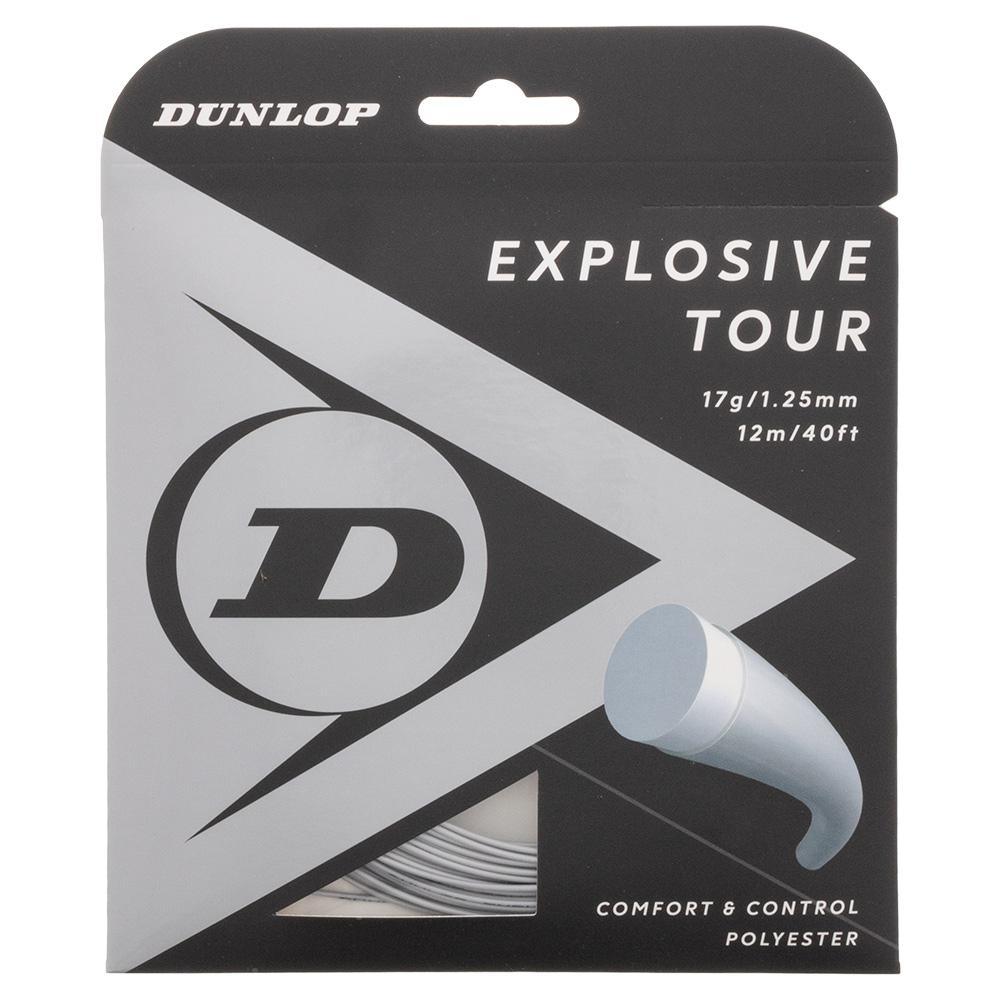 Explosive Tour Silver 17G Tennis String Strings DUNLOP Silver