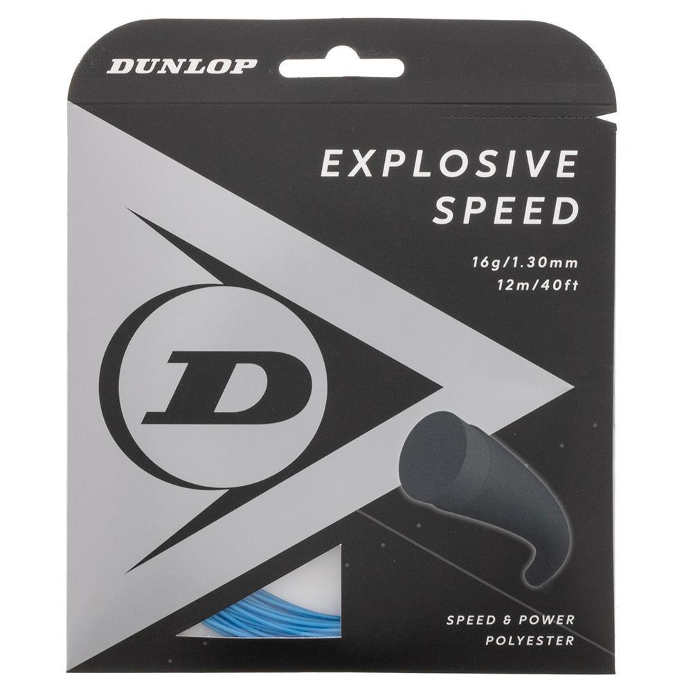 Explosive Speed Blue 16G Tennis String Strings DUNLOP Blue