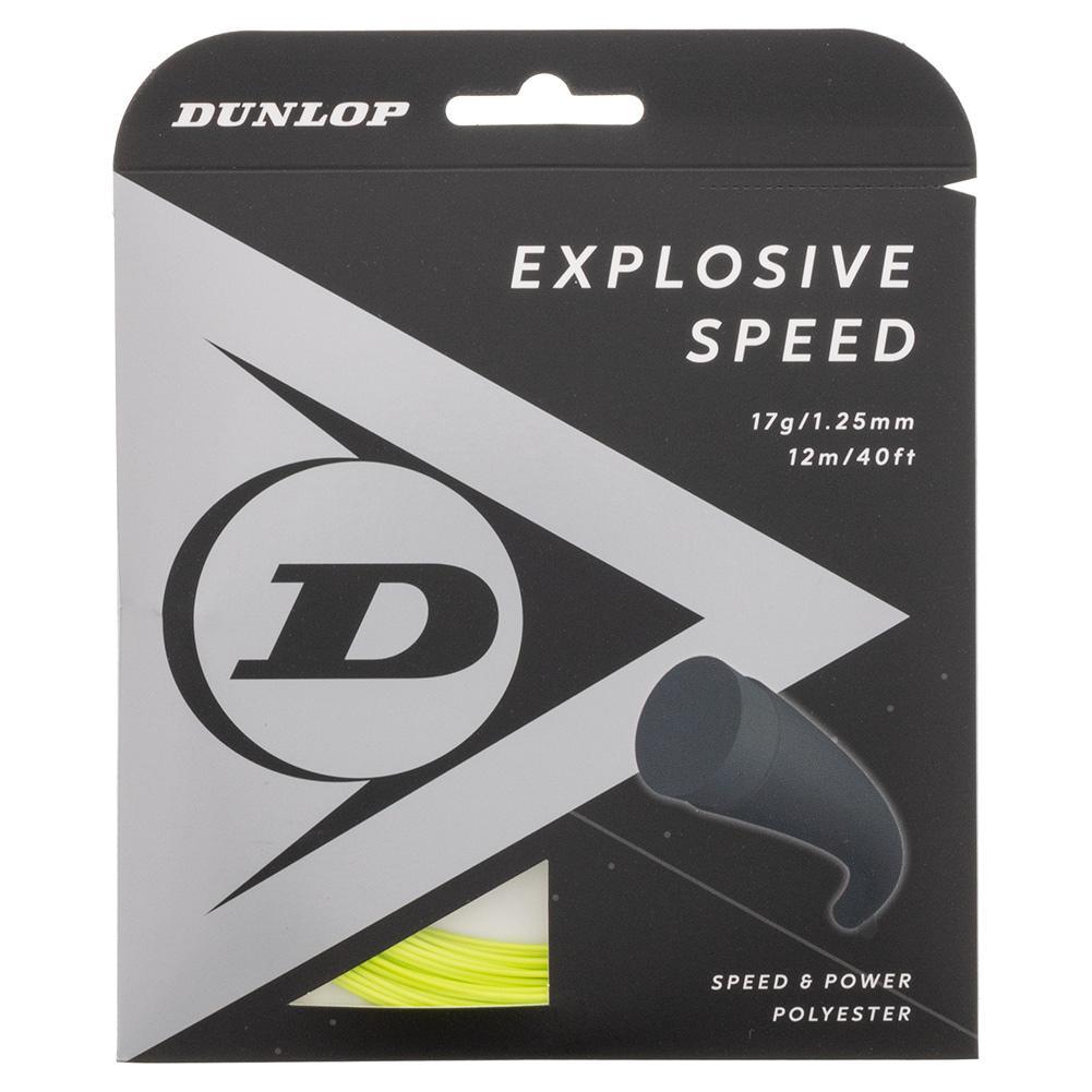 Explosive Speed Yellow 17G Tennis String Strings DUNLOP Yellow