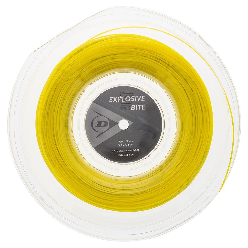 Explosive Bite Yellow 17G Tennis String Reel Strings DUNLOP 17