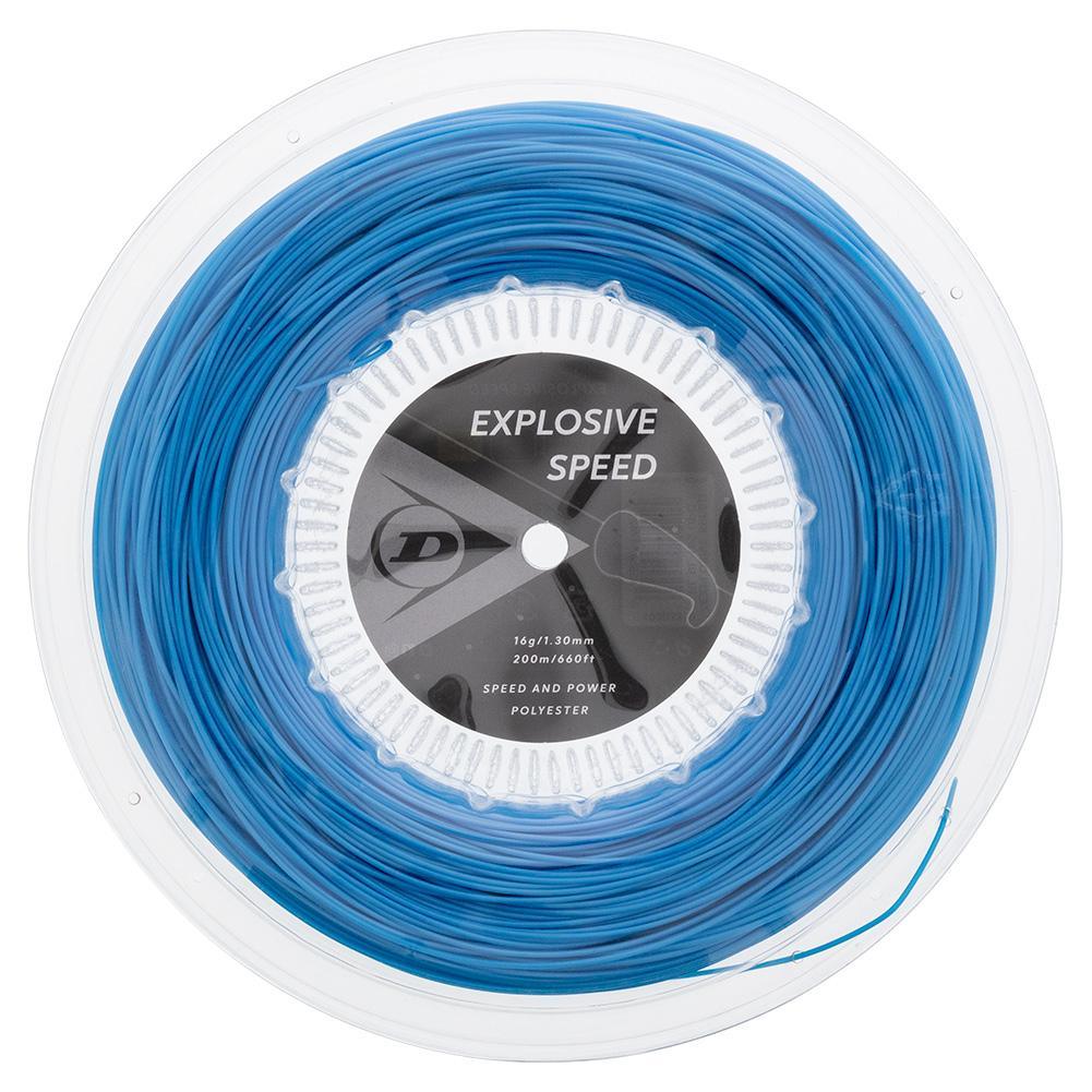 Explosive Speed Blue 16G Tennis String Reel Strings DUNLOP Blue